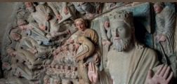 Pórtico de la Gloria, Cattedrale di Santiago de Compostela (particolare)